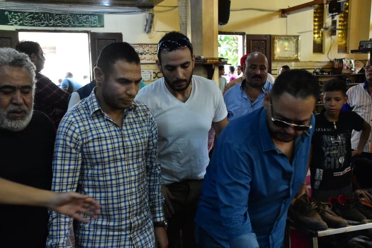 من جنازة الراحل طلعت زكريا