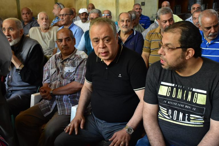 من جنازة الراحل طلعت زكريا