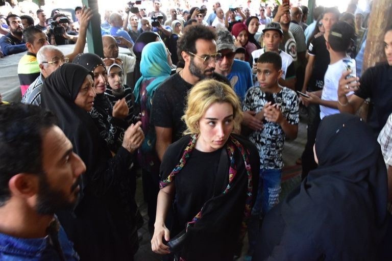 من جنازة الراحل طلعت زكريا