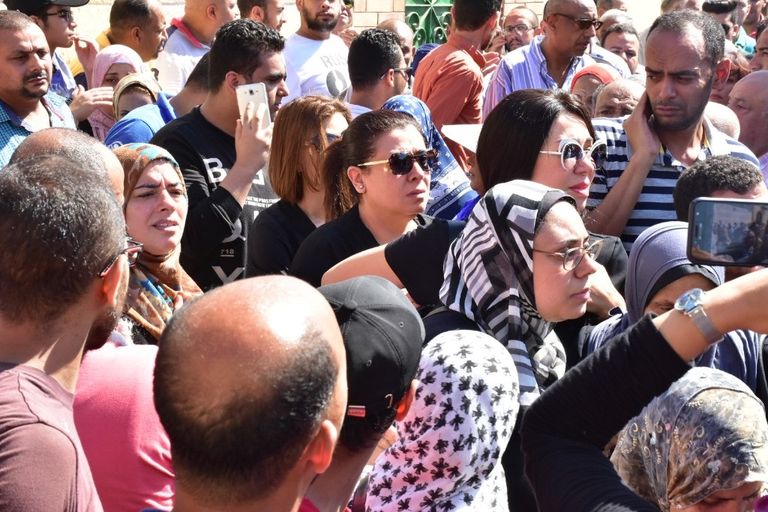 من جنازة الراحل طلعت زكريا