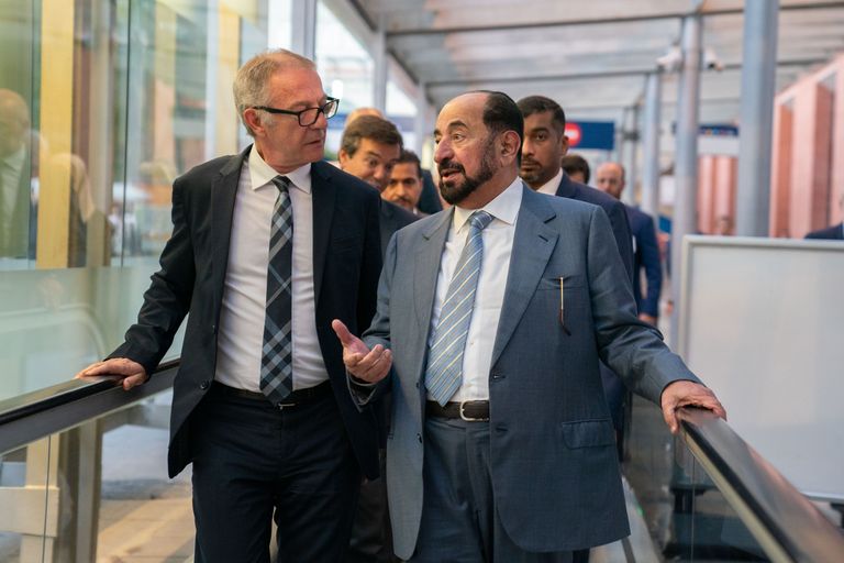 حاكم الشارقة في معرض ليبر الدولي للكتاب