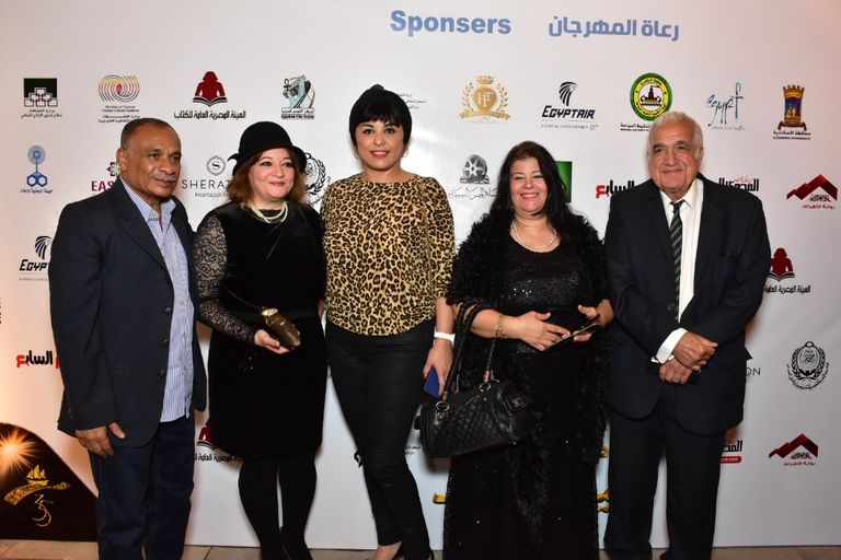 الفنانة المصرية وفاء عامر مع زوجها المنتج محمد فوزي