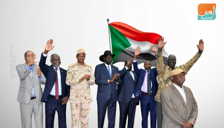 فرقاء السودان عقب التوقيع على إعلان المبادئ في جوبا-أرشيفية