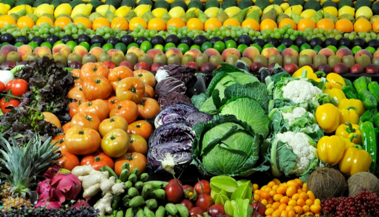  الفواكه والخضراوات من الأطعمة منخفضة المعالجة