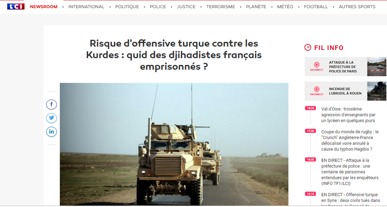 الهجوم التركي يقضي على القوات التي تحارب داعش الإرهابي