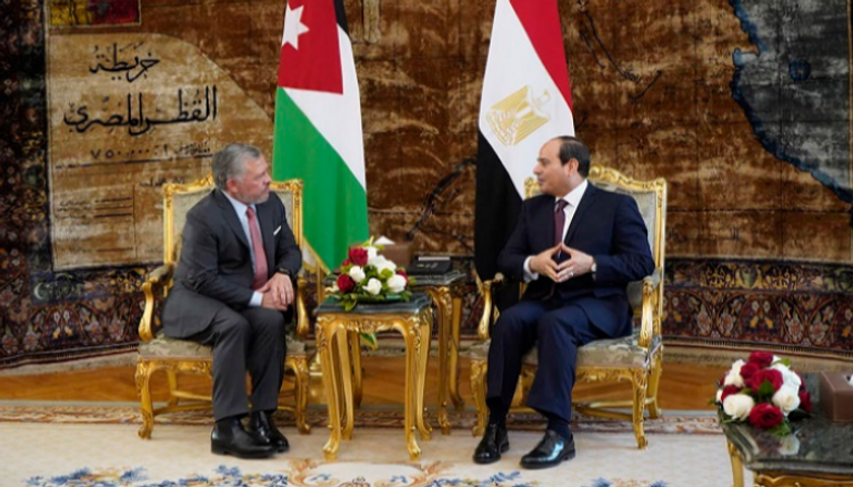 الرئيس المصري عبدالفتاح السيسي والعاهل الأردني الملك عبدالله - أرشيفية