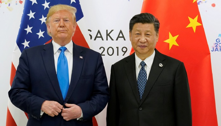 الرئيس الأمريكي ونظيره الصيني في قمة العشرين باليابان - رويترز