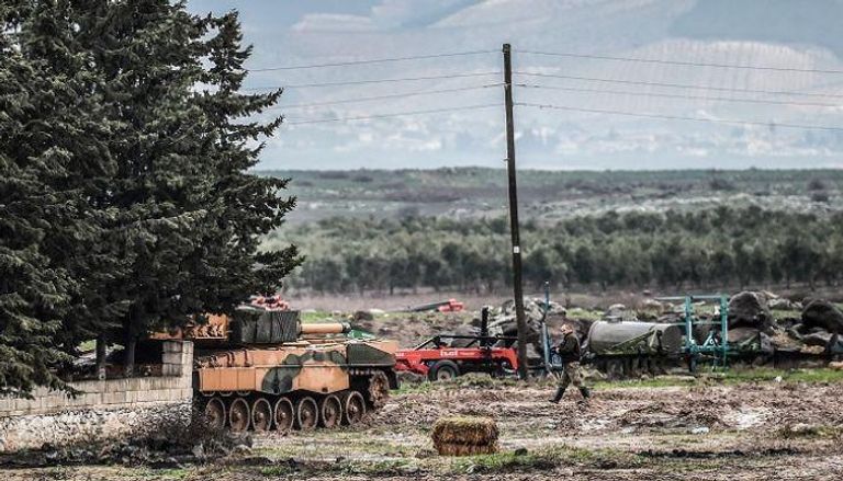 دبابة تركية في شمالي سوريا