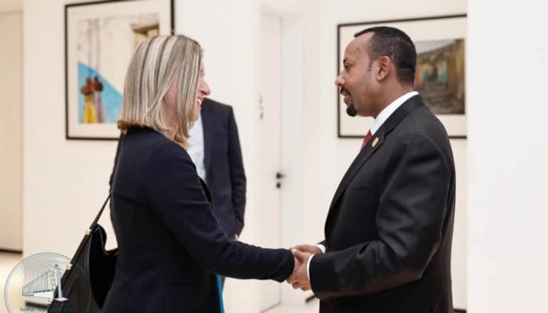 لقاء سابق بين موجيريني ورئيس الوزراء الإثيوبي - أرشيفية