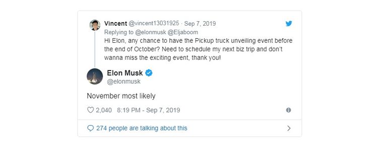 تصميم غير رسمي لشاحنة تسلا