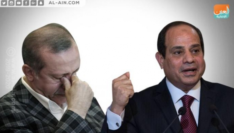 الرئيس المصري أكد رفض بلاده العدوان التركي على سوريا