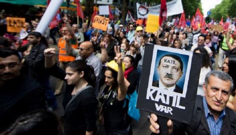 مظاهرات سابقة ضد أردوغان في إسطنبول جراء تدهور الأوضاع الاقتصادية