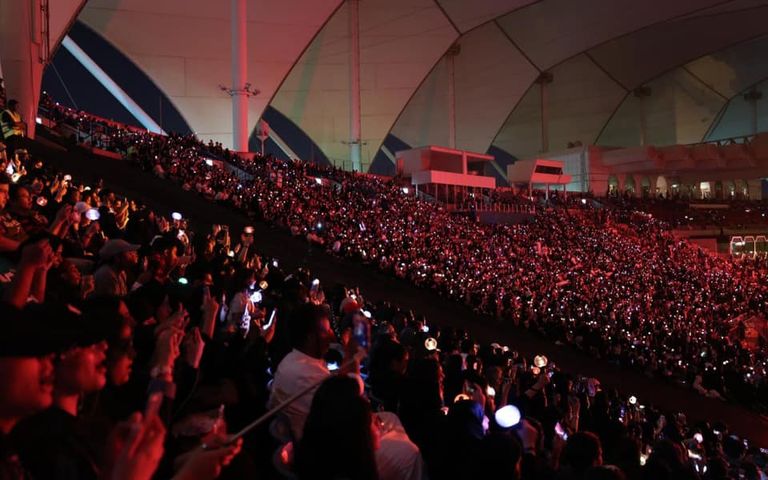الحفل شهد حضوراً جماهيرياً ضخماً
