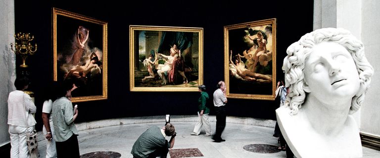 داخل إحدى قاعات متحف بوشكين