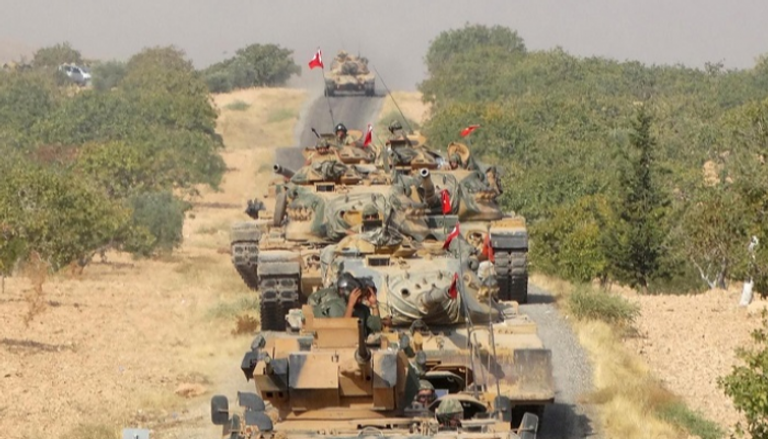 قوات تركية تشن عدوانها على الشمال السوري
