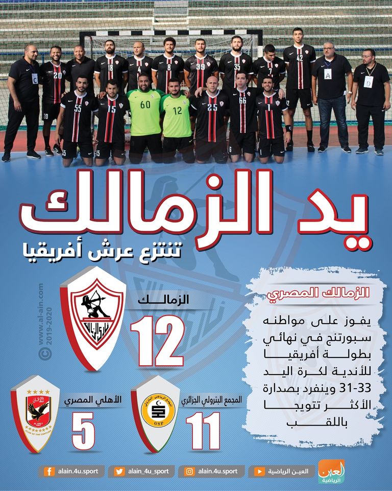 فريق الزمالك لليد - صورة أرشيفية