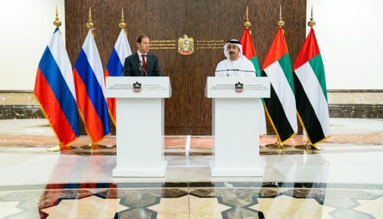 الدورة التاسعة من اللجنة المشتركة بين الإمارات وروسيا