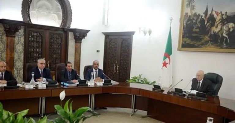 اجتماع مجلس الوزراء الجزائري