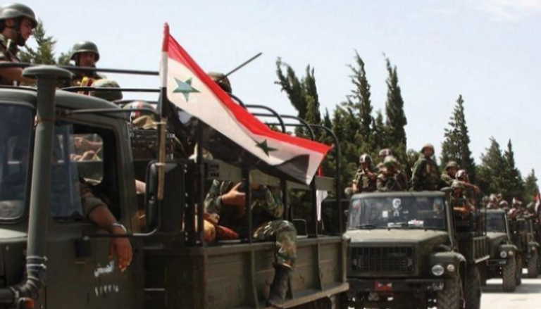 قوات الجيش السوري في طريقها لمواقع القتال- أرشيفية