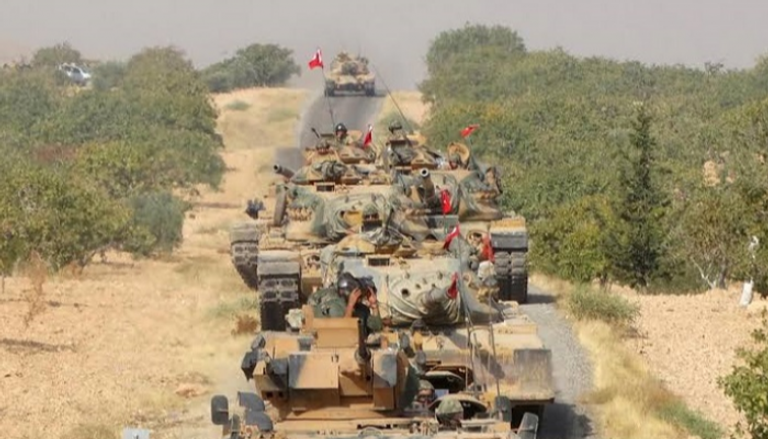 قوات تركية تنفذ عدوانها على الشمال السوري