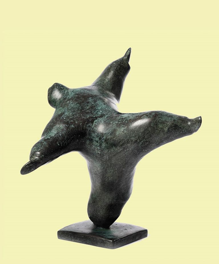 لوحة للفنان التشكيلي الراحل ممدوح عمار ضيف شرف المعرض