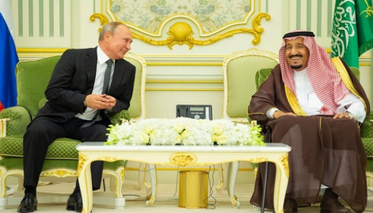 العاهل السعودي الملك سلمان بن عبدالعزيز والرئيس الروسي فلاديمير بوتين