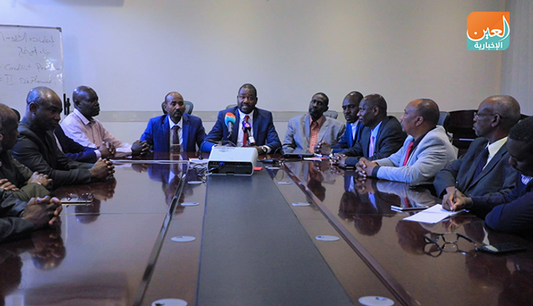 ممثلو حركات سودانية مسلحة خلال تأسيس تحالف جديد