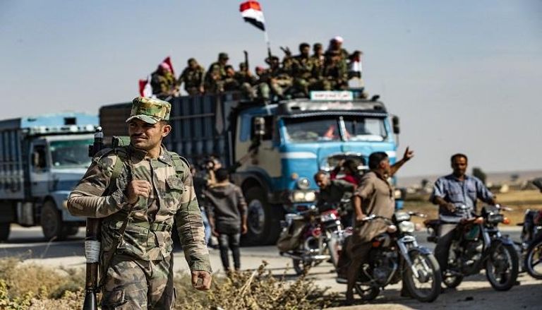 قوات الجيش السوري تتجه نحو الشمال للتصدي للعدوان التركي