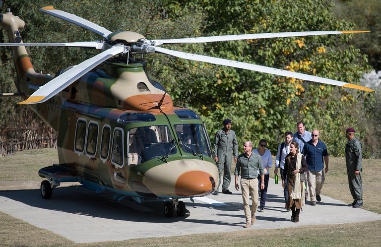 الأمير وليام وزوجته كيت ميدلتون