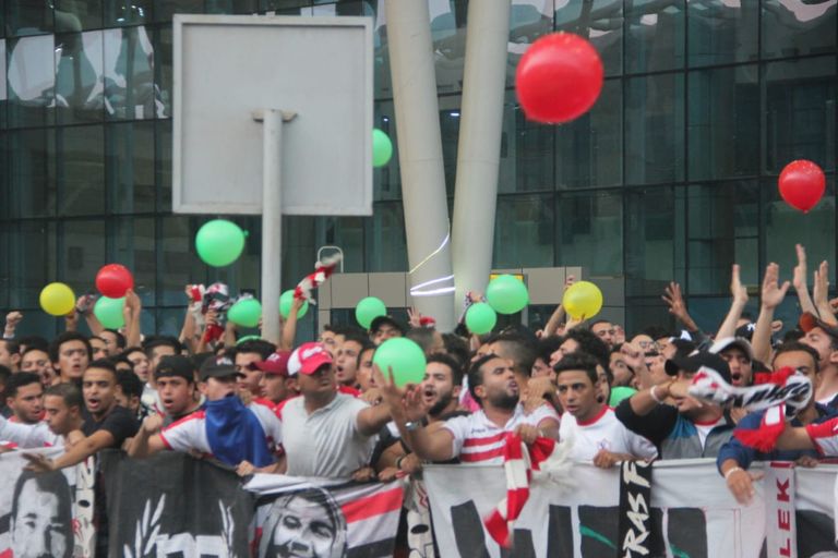 استقبال فريق الزمالك لليد