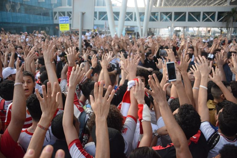 استقبال فريق الزمالك لليد
