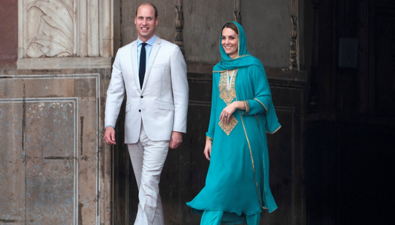 الأمير وليام وزوجته كيت ميدلتون في باكستان