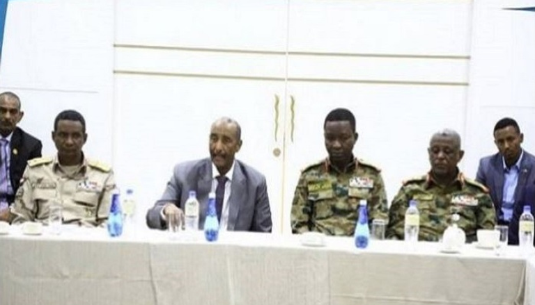 جانب من محادثات السلام السودانية في العاصمة جوبا