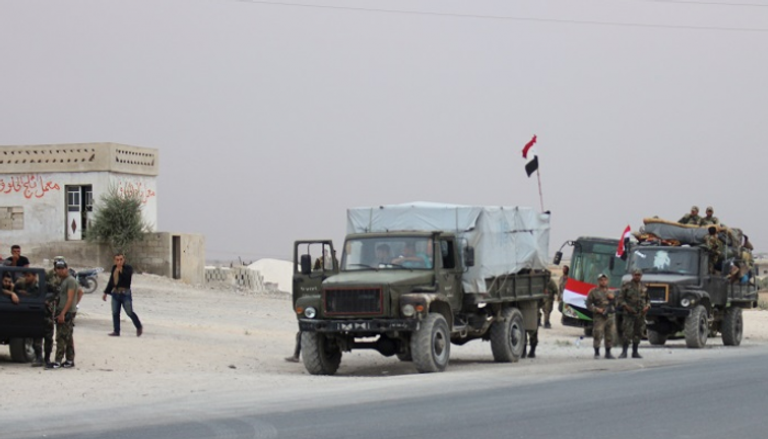 قوات الجيش السوري في مدينة عين العرب