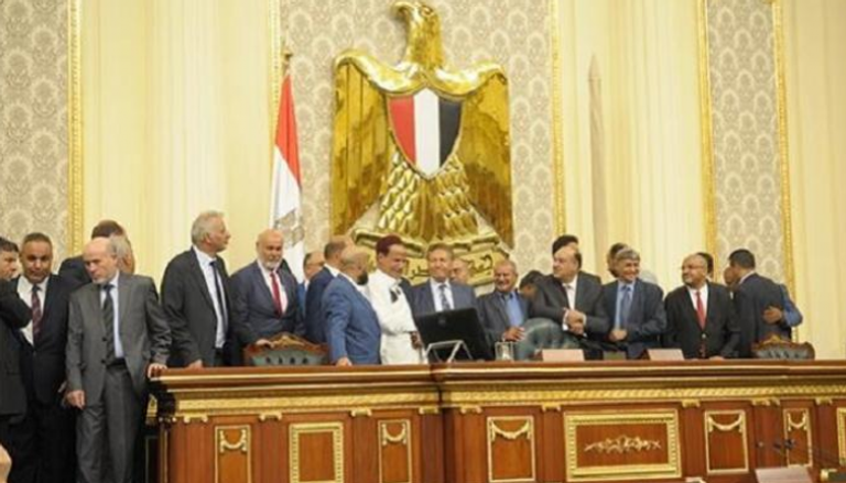 وفد البرلمان الليبي بمجلس النواب المصري