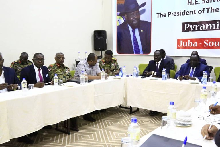 جانب من المفاوضات بين حكومة السودان والحركة الشعبية بجوبا