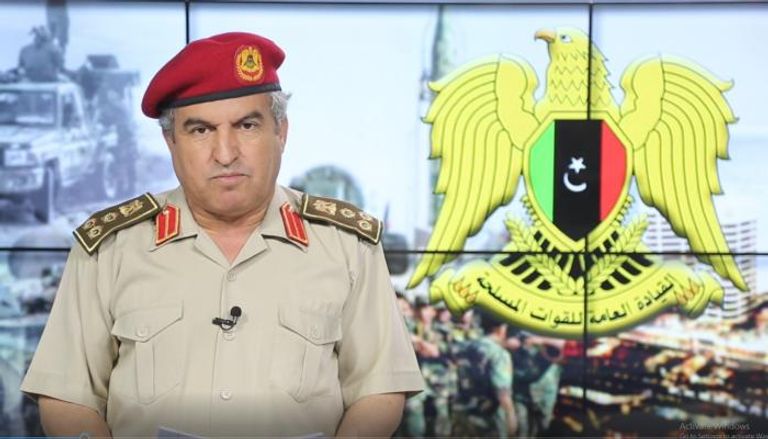 العميد خالد المحجوب مدير المركز الإعلامي بالجيش الليبي 