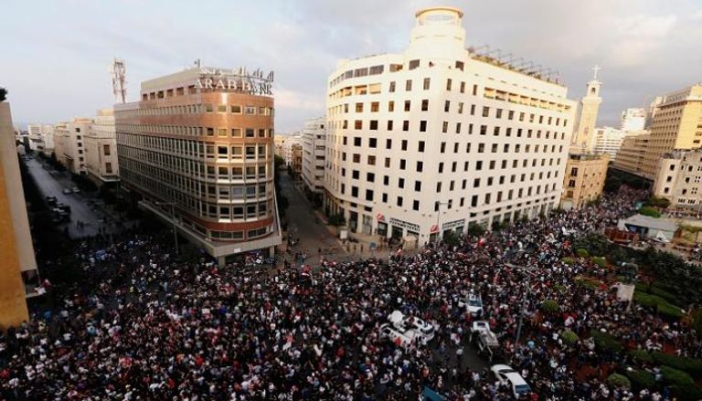 الاحتجاجات اللبنانية - رويترز
