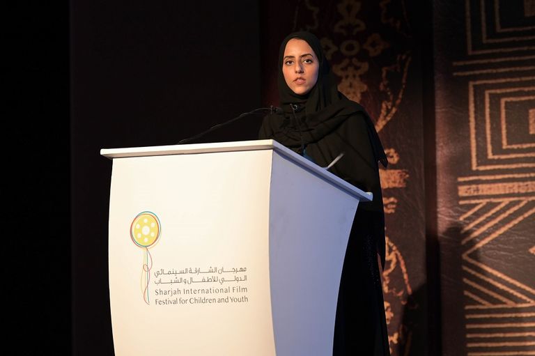 جانب من فعاليات ختام مهرجان الشارقة السينمائي الدولي للأطفال والشباب