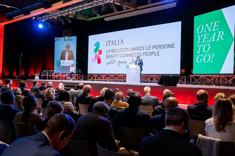 كلمة الشيخ عبدالله بن زايد آل نهيان خلال الفعالية الاحتفالية التي أقيمت في مدينة ماتيرا الإيطالية  الشيخ عبدالله بن زايد آل نهيان