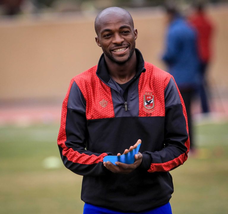 جيرالدو جونيور أجايي مهاجم الأهلي المصري