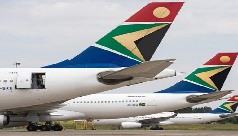 طائرات تابعة لشركة الخطوط الجوية الجنوب أفريقية