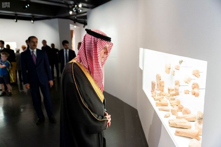 صورة من لقاء جان إيف لودريان وعادل الجبير