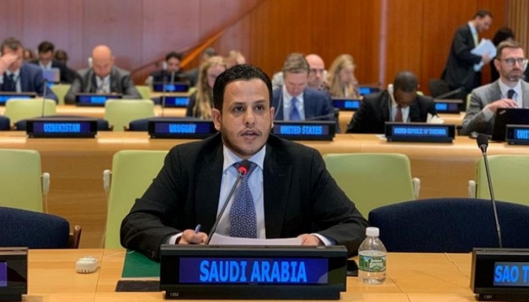 الوفد السعودي خلال اجتماع اللجنة السادسة في الأمم المتحدة
