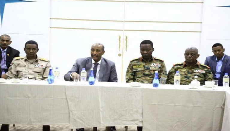 جانب من محادثات السلام السودانية في جوبا