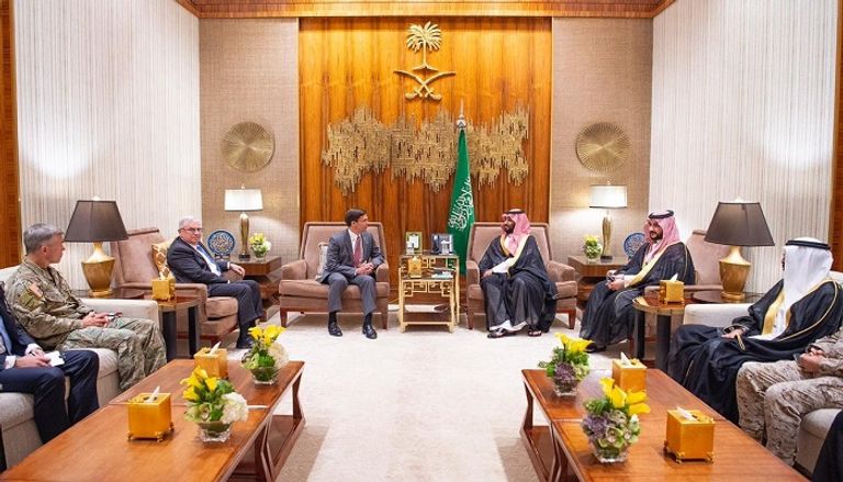 محمد بن سلمان ووزير الدفاع الأمريكي
