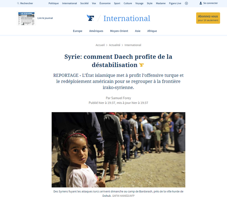 سوريون فارون من العدوان التركي إلى مخيم بردرش بالعراق