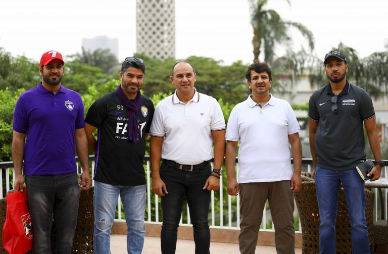 وفد نادي العين الإمارتي في زيارة للنادي الأهلي المصري وفد العين الإماراتي