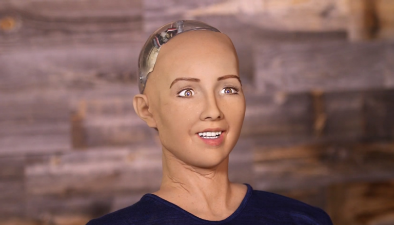 روبوت يحمل وجها بشريا مستنسخا - أرشيفية