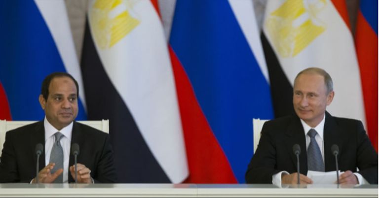 الرئيسان المصري والروسي